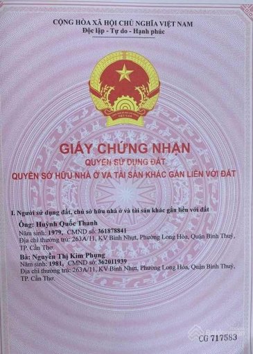 Cần bán gấp lô đất đẹp sát trung tâm Ninh Kiều giá cực rẻ – LH 09