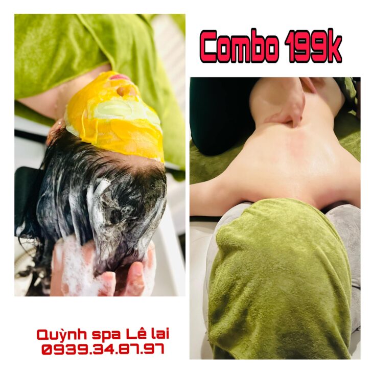 COMBO MASSAGE BODY VÀ GỘI ĐẦU THƯ GIÃN CHỈ #199K