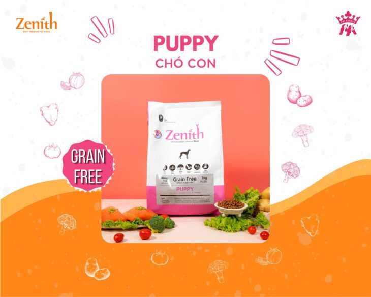 Zenith Puppy – Dinh dưỡng thiết yếu cho cún con