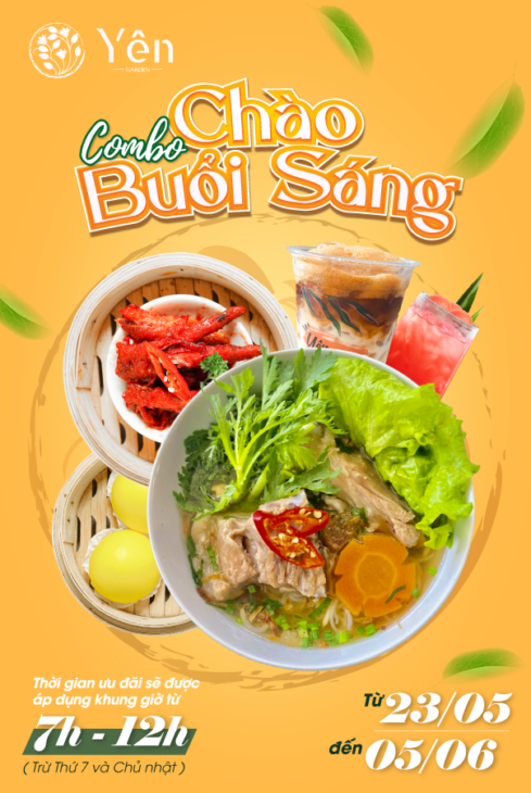 CHÀO HÈ RỘN RÀNG BẰNG COMBO “CHÀO BUỔI SÁNG”