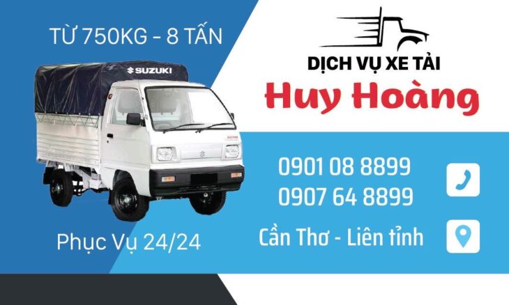 Xe tải chở thuê – dọn nhà trọn gói Cần Thơ