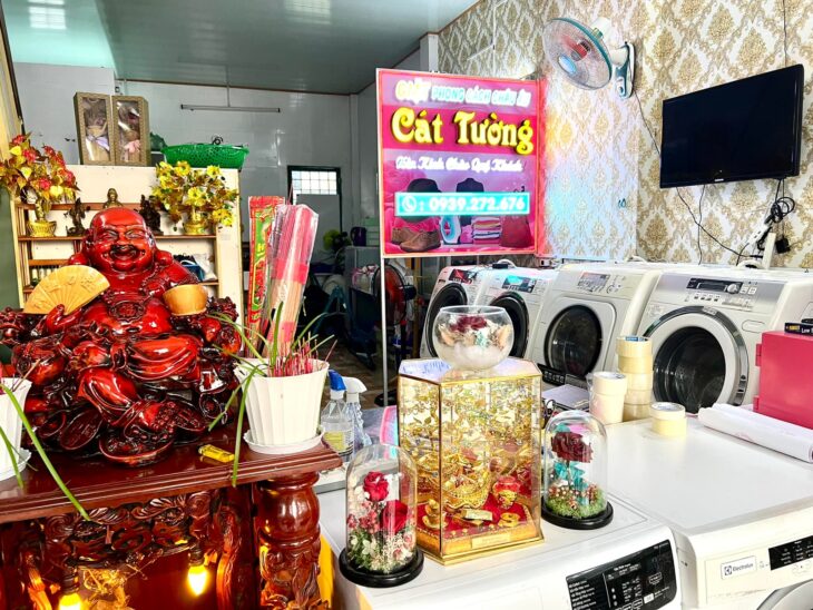 Tiệm giặt sấy hưong nứợc hoa Cát Tường chính thức hoạt động.!!