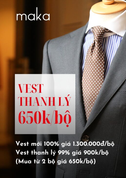 VEST THANH LÝ ĐỔI MẪU CHỈ 650k/Bộ