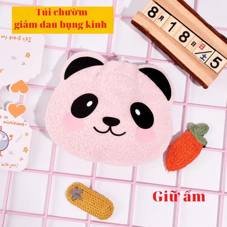Túi chườm đau bụng kinh nóng / lạnh nhung có sẵn 2 túi:75k mua 2 kèm quà