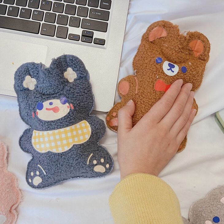 Túi chườm đau bụng kinh nóng / lạnh nhung có sẵn 2 túi:75k mua 2 kèm quà