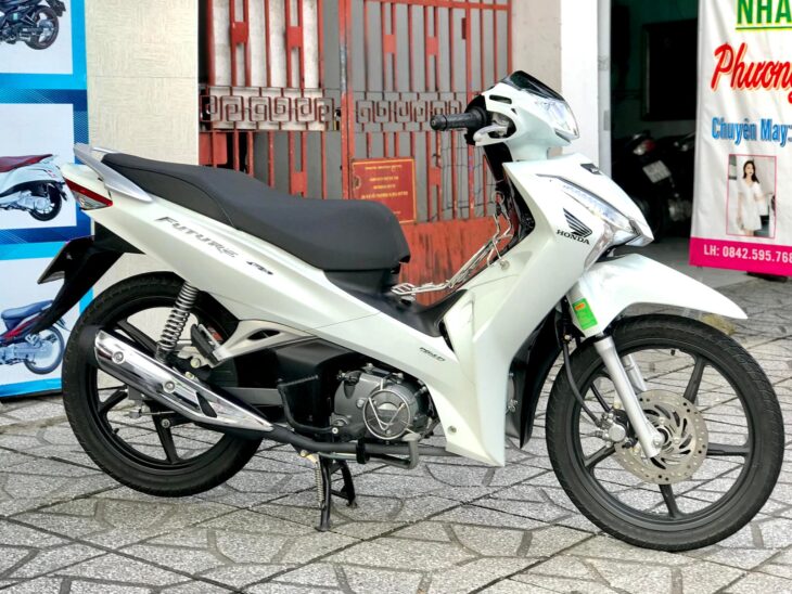 Future FI 2022, màu Trắng ngọc trai cực đẹp, xe FI phun xăng điện tử cực kỳ tiết kiệm xăng