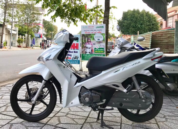 Future FI 2022, màu Trắng ngọc trai cực đẹp, xe FI phun xăng điện tử cực kỳ tiết kiệm xăng