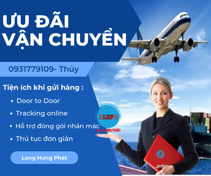 Gửi hàng đi Mỹ, Úc, Canada và 200 quốc gia khác tại Long Hưng Phát express