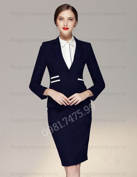 Mẫu đồng phục áo vest nữ cao cấp, chuẩn đẹp từ chất lượng lẫn thiết kế