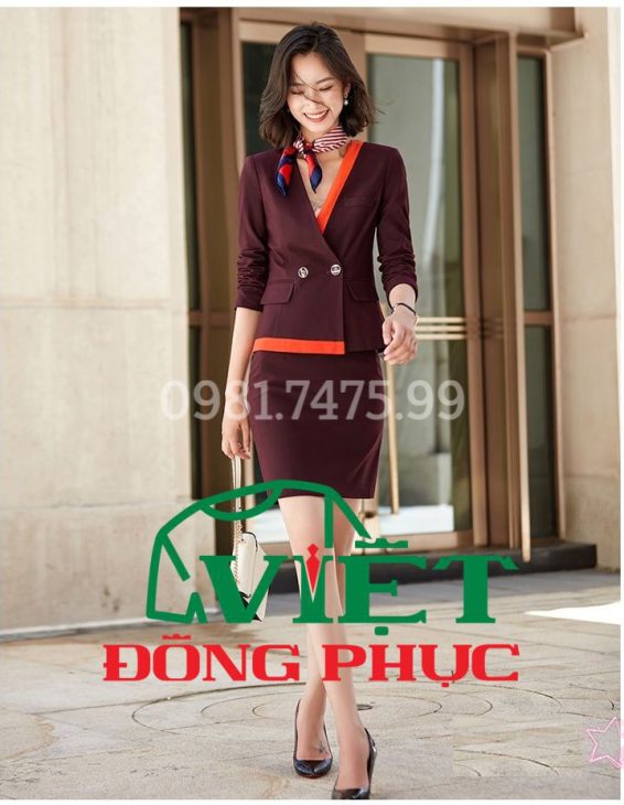 Mẫu đồng phục áo vest nữ cao cấp, chuẩn đẹp từ chất lượng lẫn thiết kế