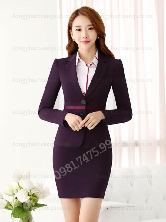 Mẫu đồng phục áo vest nữ cao cấp, chuẩn đẹp từ chất lượng lẫn thiết kế