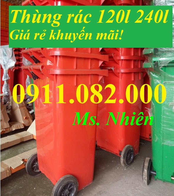Thùng rác giá sỉ siêu tiết kiệm- hạ giá thùng rác 120L 240L 660L giá rẻ- lh 0911082000