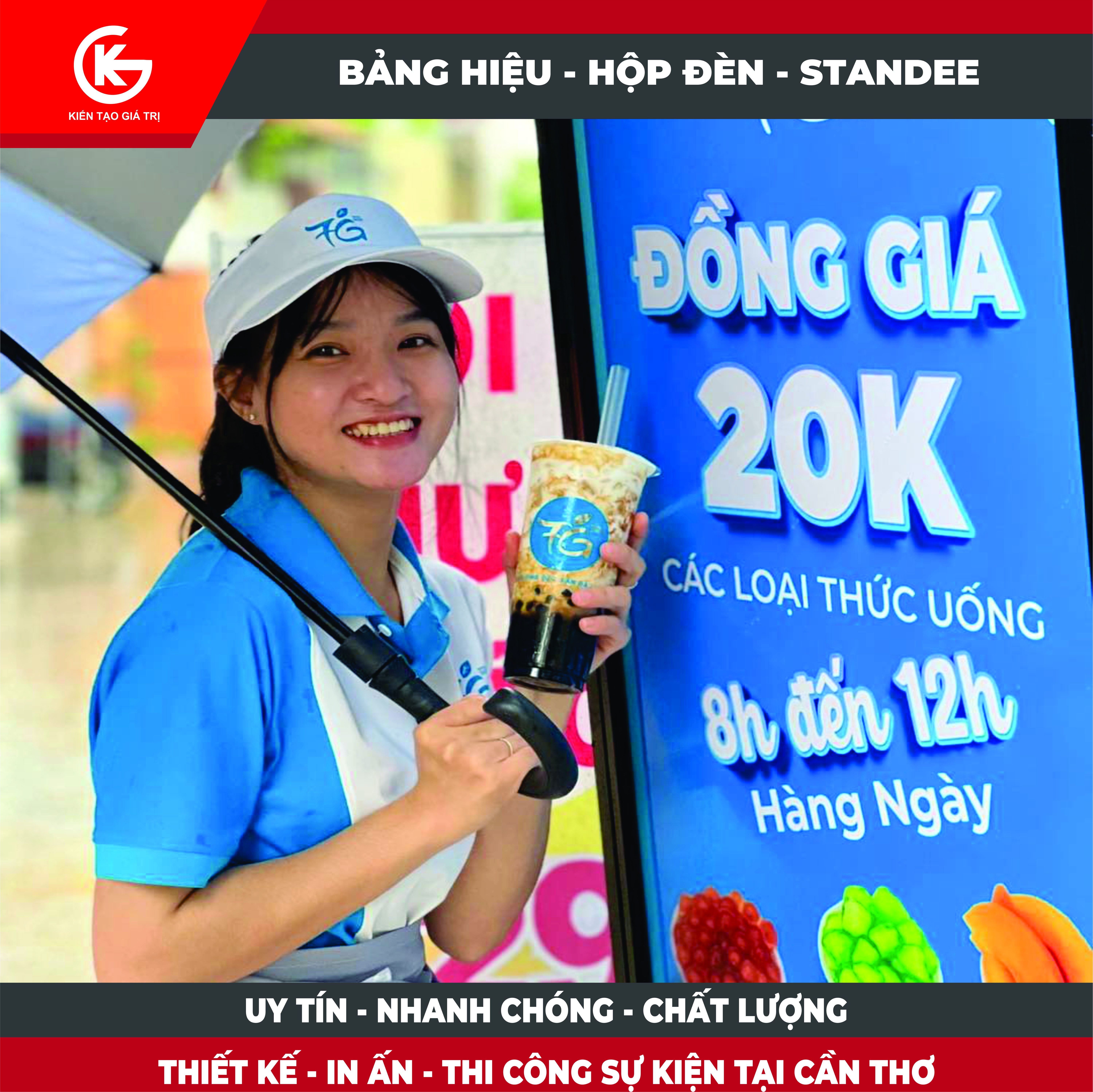 BẢNG HIỆU STANDEE HỘP ĐÈN QUẢNG CÁO KIẾN TƯỜNG
