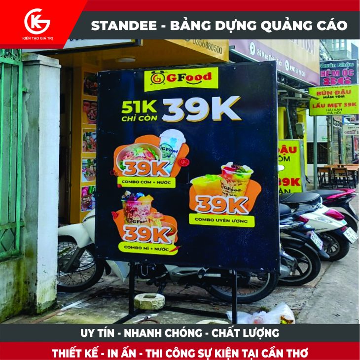 BẢNG HIỆU STANDEE HỘP ĐÈN QUẢNG CÁO KIẾN TƯỜNG