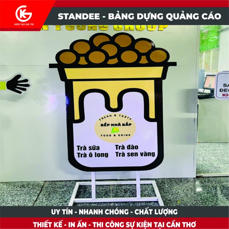 BẢNG HIỆU STANDEE HỘP ĐÈN QUẢNG CÁO KIẾN TƯỜNG