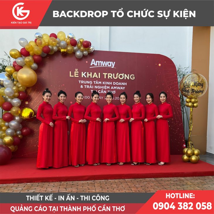 IN ẤN THIẾT KẾ THI CÔNG BACKDROP SÂN KHẤU SỰ KIỆN, HỘI NGHỊ KIẾN TƯỜNG