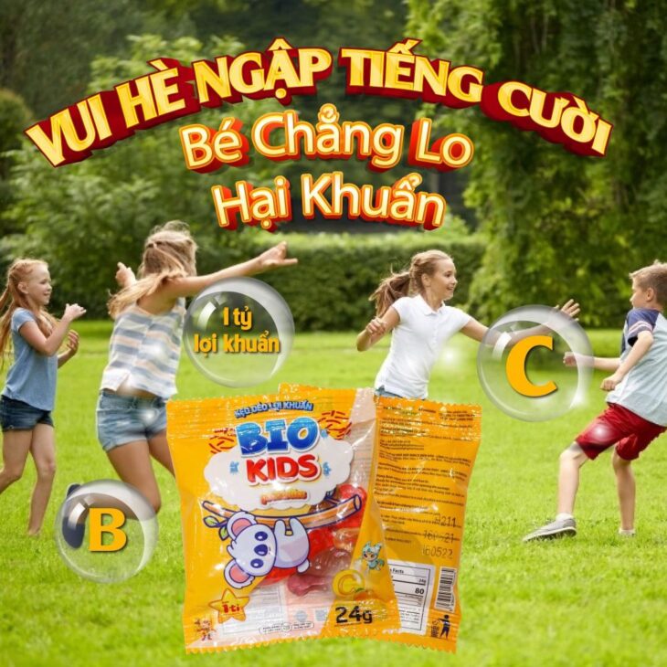 COMBO 10 GÓI KẸO DẺO LỢI KHUẨN BIO KIDS – BP PHARMA