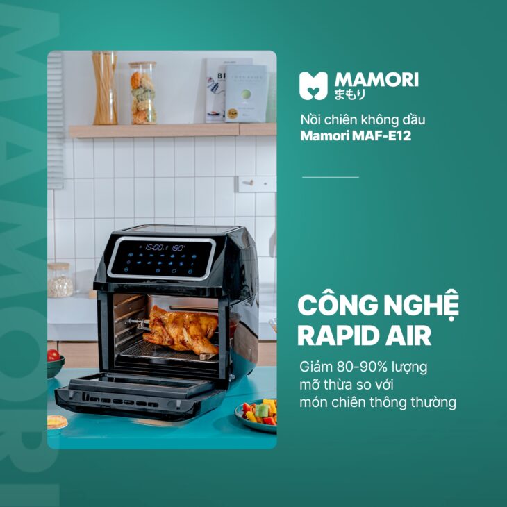 NỒI CHIÊN KHÔNG DẦU MAF-E12 – MAMORI