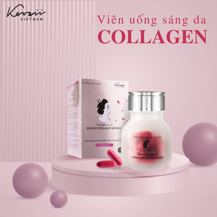 VIÊN UỐNG SÁNG DA KAWAII COLLAGEN SECRET