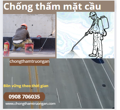 Phun chống thấm mặt cầu