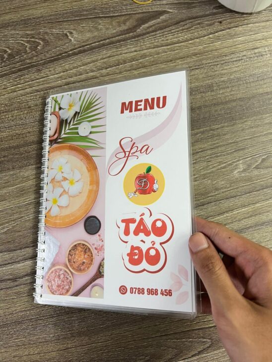 THIẾT KẾ – IN ẤN MENU GIÁ RẺ