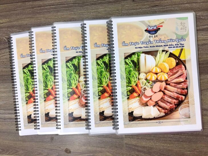 THIẾT KẾ – IN ẤN MENU GIÁ RẺ