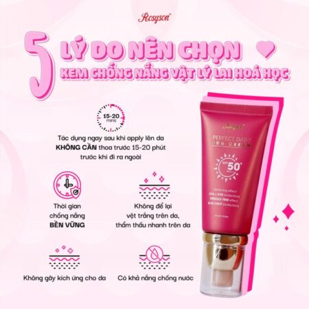 KEM CHỐNG NẮNG ROSYSON PERFECT DAILY SUN CREAM – ROSY