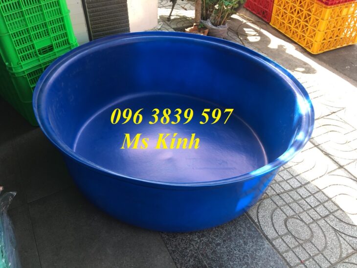 Thùng nhựa tròn 1500 lít làm bể nhựa, bồn nhựa nuôi cá – 096 3839 597 Ms Kính