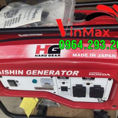 Máy phát điện dự phòng HONDA GX160 hiệu Daishin SGB3001HA