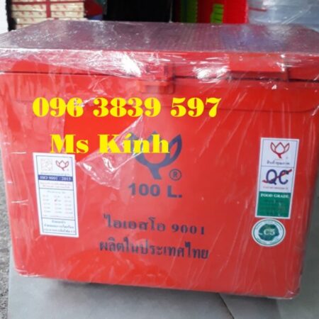 Thùng giữ lạnh 100 lít nhập khẩu Thái Lan, thùng đá ướp lạnh bia, thực phẩm – 096 3839 597 Ms Kính