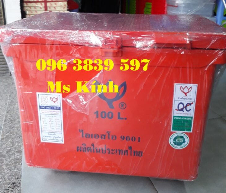 Thùng giữ lạnh 100 lít nhập khẩu Thái Lan, thùng đá ướp lạnh bia, thực phẩm – 096 3839 597 Ms Kính
