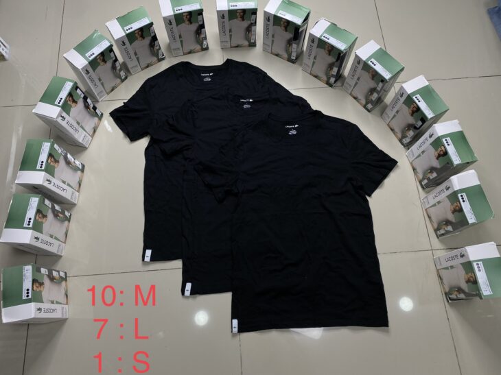 Set 3 áo Lacoste chính hãng