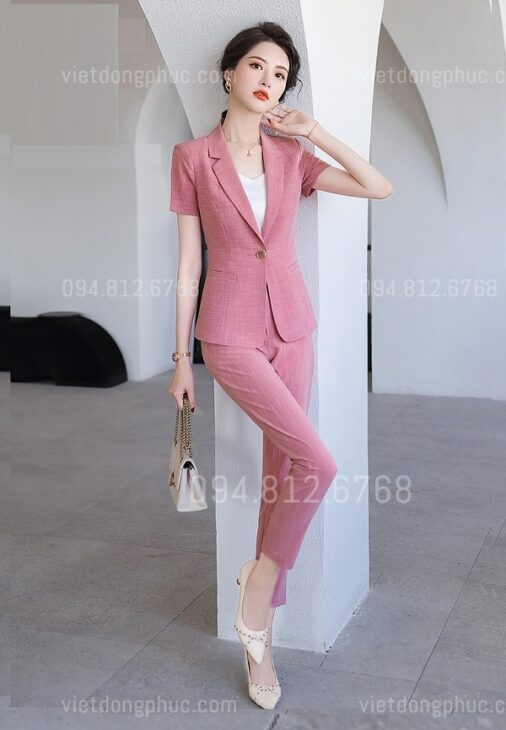 Bộ vest nữ công sở form đẹp, chất liệu cao cấp