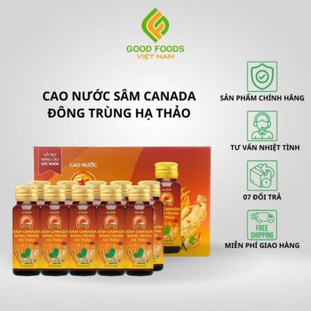 QUÀ TẶNG DOANH NGHIỆP CAO NƯỚC SÂM CANADA ĐÔNG TRÙNG HẠ THẢO FREESHIP TOÀN QUỐC