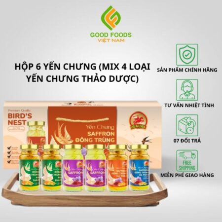 QUÀ TẶNG DOANH NGHIỆP YẾN MIX 4 VỊ FREESHIP TOÀN QUỐC