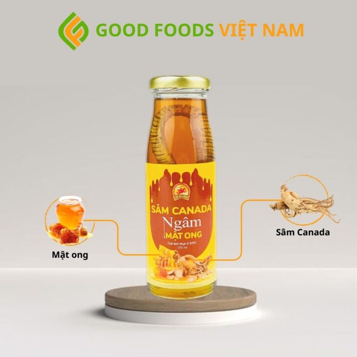 QUÀ TẶNG DOANH NGHIỆP SÂM CANADA NGÂM MẬT ONG FREESHIP TOÀN QUỐC