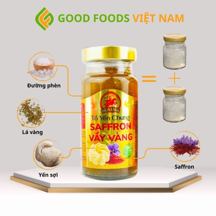 YẾN CHƯNG SAFFRON VẨY VÀNG NGĂN NGỪA UNG THƯ FREESHIP TOÀN QUỐC