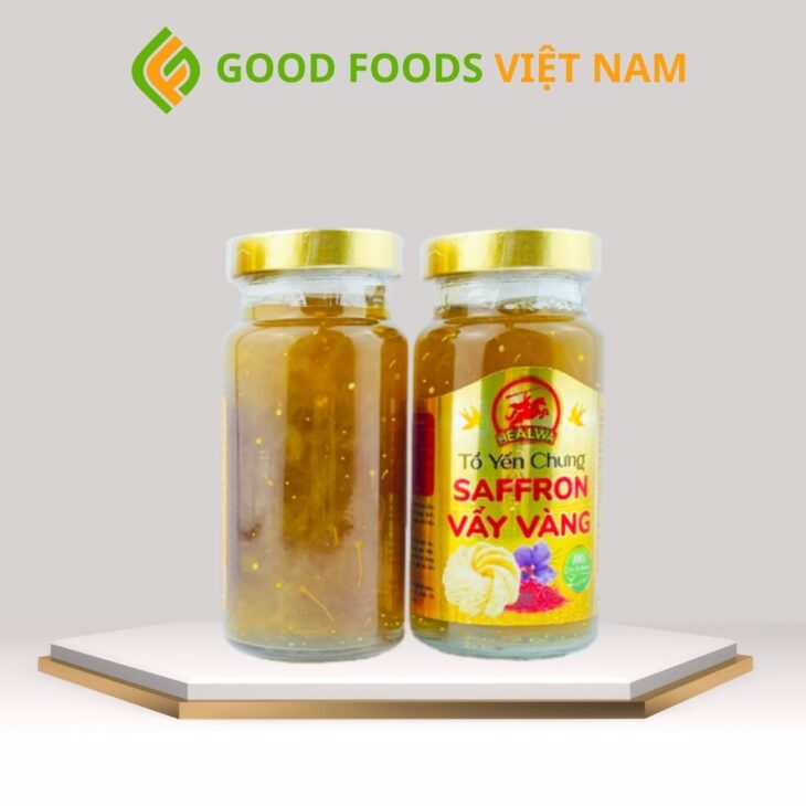 QUÀ TẶNG DOANH NGHIỆP YẾN CHƯNG SAFFRON VẨY VÀNG FREESHIP TOÀN QUỐC