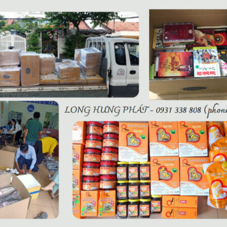 Gửi kẹo chuối, bánh kẹo các loại đi Mỹ giá rẻ tại Long Hưng Phát Cần Thơ