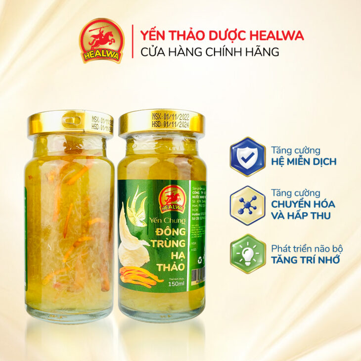 Yến chưng Đông trùng hạ thảo dành cho người bệnh chất lượng toàn quốc