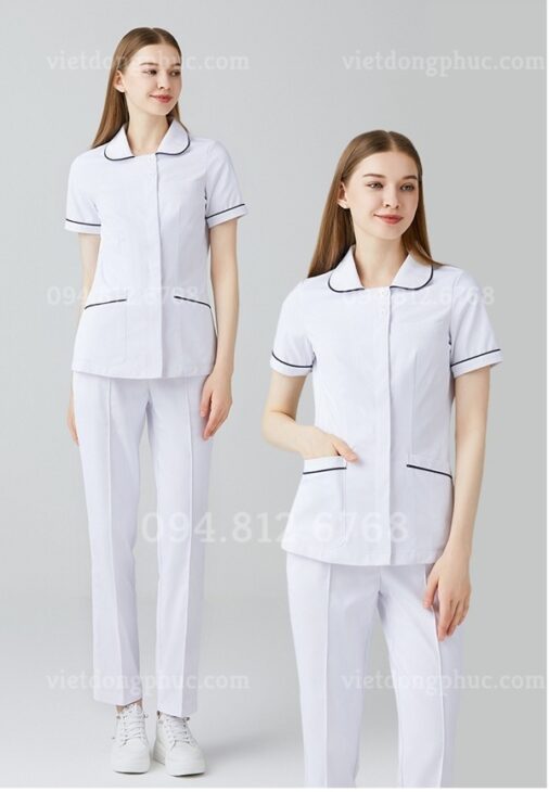 Mẫu đồng phục y tế cao cấp, đa dạng về mẫu sắc, chất lượng đảm bảo
