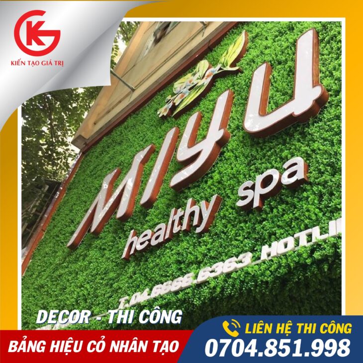 THIẾT KẾ VÀ THI CÔNG CỎ NHÂN TẠO TẠI CẦN THƠ