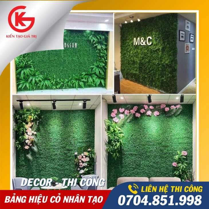 THIẾT KẾ VÀ THI CÔNG CỎ NHÂN TẠO TẠI CẦN THƠ