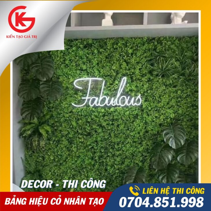THIẾT KẾ VÀ THI CÔNG CỎ NHÂN TẠO TẠI CẦN THƠ