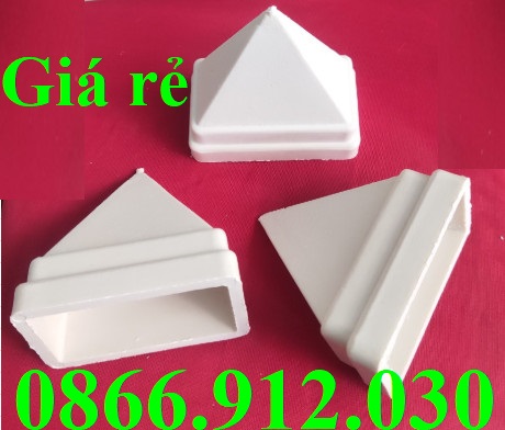 Nắp chụp đầu sắt hộp trang trí cửa cổng sắt chông hàng rào ( mác sắt )
