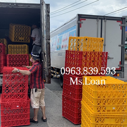 Rổ nhựa 26 bánh xe đựng trái cây, nông sản, rổ đựng vải may mặc / 0963.839.593 Ms.Loan