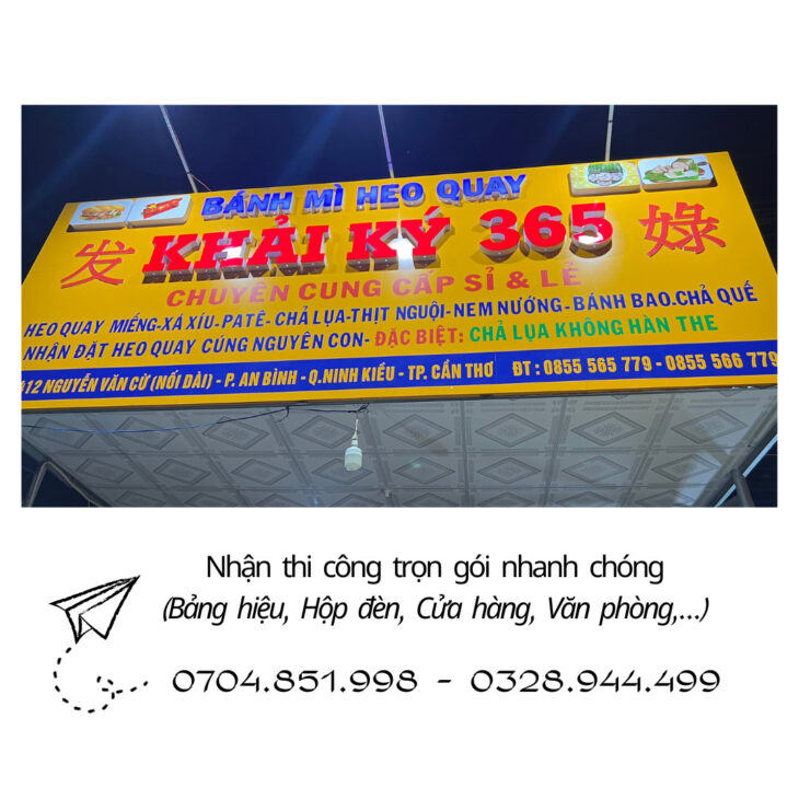 Thiết kế – In ấn – Thi công – Sản xuất