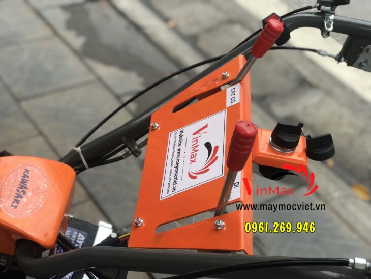 Máy cắt cỏ trục băm 10hp đề nổ Kawasaki VMTB100D đường cắt 60cm