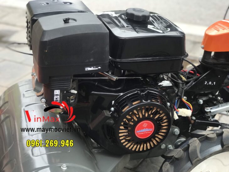 Máy cắt cỏ trục băm 10hp đề nổ Kawasaki VMTB100D đường cắt 60cm