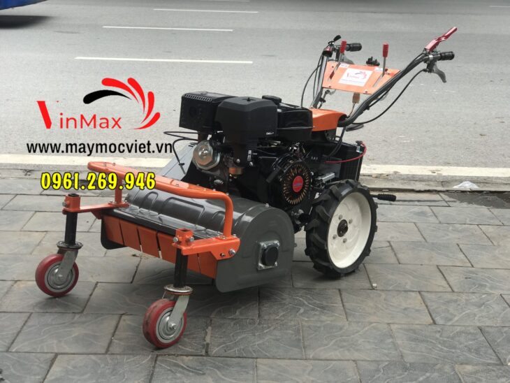 Máy cắt cỏ trục băm 10hp đề nổ Kawasaki VMTB100D đường cắt 60cm